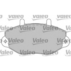 597154 VALEO Комплект тормозных колодок, дисковый тормоз
