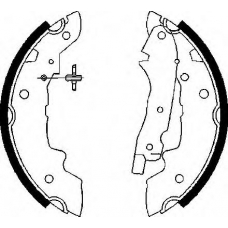 BS622 QUINTON HAZELL Комплект тормозных колодок