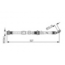 1 987 481 226 BOSCH Тормозной шланг
