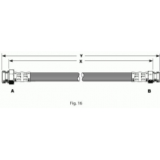 9001323 GIRLING Тормозной шланг