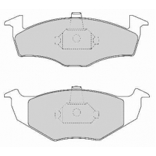 FD6689N NECTO Комплект тормозных колодок, дисковый тормоз