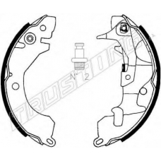 064.157Y TRUSTING Комплект тормозных колодок