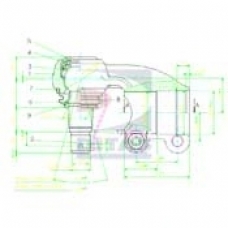 A2-2855 DITAS Наконечник поперечной рулевой тяги