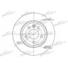 PBD4208 PATRON Тормозной диск