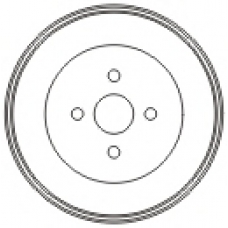 35590 MAPCO Тормозной барабан