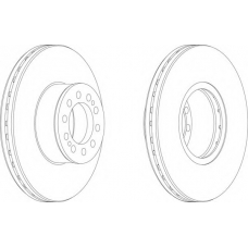 FCR330A FERODO Тормозной диск