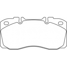 2912271 TEXTAR Комплект тормозных колодок, дисковый тормоз
