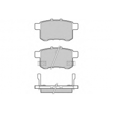 12-1370 E.T.F. Комплект тормозных колодок, дисковый тормоз