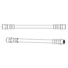 510009 KAWE Тормозной шланг