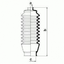 983827 EKG Пыльник, рулевое управление