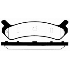 J PP-399AF JAPANPARTS Комплект тормозных колодок, дисковый тормоз
