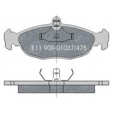 SP 252 SCT Комплект тормозных колодок, дисковый тормоз