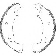 4615.00 REMSA Комплект тормозных колодок