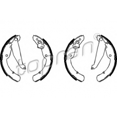 112 173 TOPRAN Комплект тормозных колодок