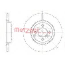 61463.10 METZGER Тормозной диск