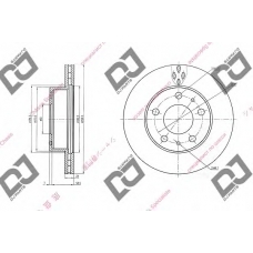 BD1522 DJ PARTS Тормозной диск