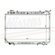 62976 NISSENS Охладитель, охлаждение двигателя