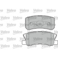598520 VALEO Комплект тормозных колодок, дисковый тормоз
