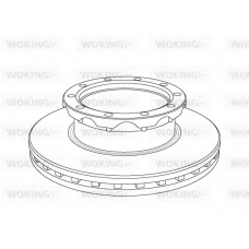 NSA1062.20 WOKING Тормозной диск