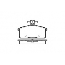 P0283.50 WOKING Комплект тормозных колодок, дисковый тормоз