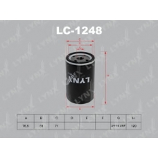 LC-1248 LYNX Фильтр масляный