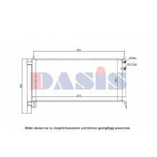 212079N AKS DASIS Конденсатор, кондиционер