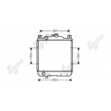 52002018 VAN WEZEL Радиатор, охлаждение двигателя
