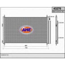 43270 AHE Конденсатор, кондиционер