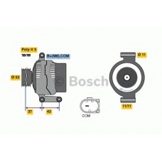 0 986 080 500 BOSCH Генератор
