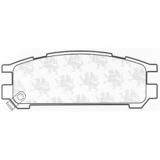 BP722 QH Benelux Комплект тормозных колодок, дисковый тормоз