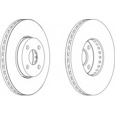 DDF1388-1 FERODO Тормозной диск