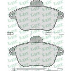 05P478 LPR Комплект тормозных колодок, дисковый тормоз