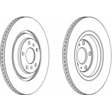 DDF1935C FERODO Тормозной диск