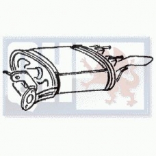 TY379E KLARIUS Глушитель выхлопных газов конечный