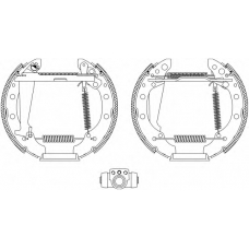 8DB 355 004-151 HELLA PAGID Комплект тормозных колодок 8DB 355 004-151 HELLA PAGID Комплект тормозных колодок