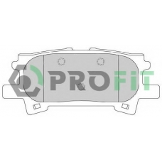 5000-1731 C PROFIT Комплект тормозных колодок, дисковый тормоз