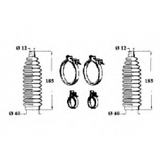 0902520 OCAP Комплект пылника, рулевое управление