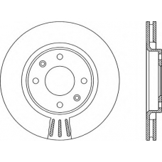 BDA1901.20 OPEN PARTS Тормозной диск