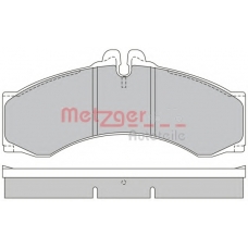 1170400 METZGER Комплект тормозных колодок, дисковый тормоз