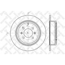 6020-3721-SX STELLOX Тормозной диск