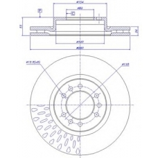 142.207 CAR Тормозной диск