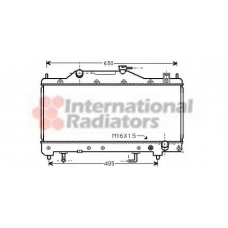 53002285 VAN WEZEL Радиатор, охлаждение двигателя