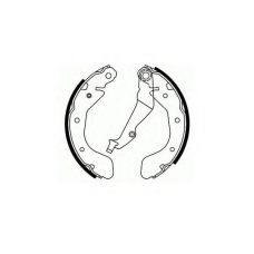 SS 553 SCT Комплект тормозных колодок, стояночная тормозная с