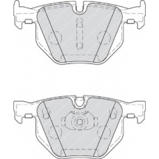 FSL4067 FERODO Комплект тормозных колодок, дисковый тормоз