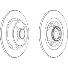 DDF1641C FERODO Тормозной диск