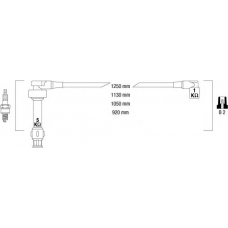 85940 FAE Комплект проводов зажигания