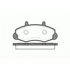 0391.00 REMSA Комплект тормозных колодок, дисковый тормоз