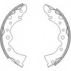Z4144.00 WOKING Комплект тормозных колодок