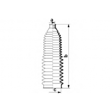 K5491 DA SILVA Пыльник, рулевое управление