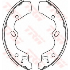 GS7343 TRW Комплект тормозных колодок